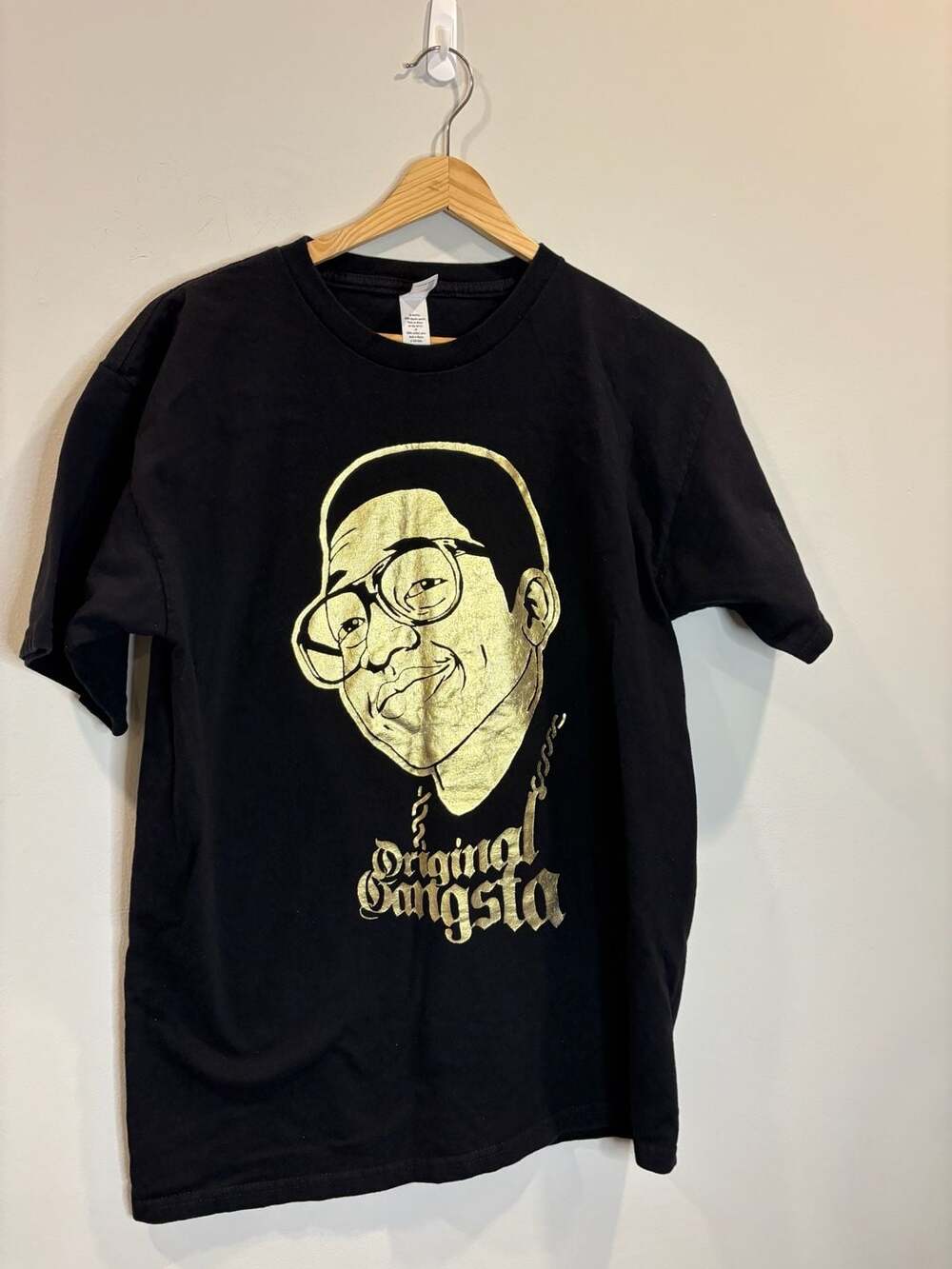 Vintage Family Matters Steve Urkel Original Gangsta Graphic T-Shirt Black Size M